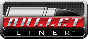 Ford F-150 Lightning Spray-In Liner with tailgate work surface bulletliner_logo-