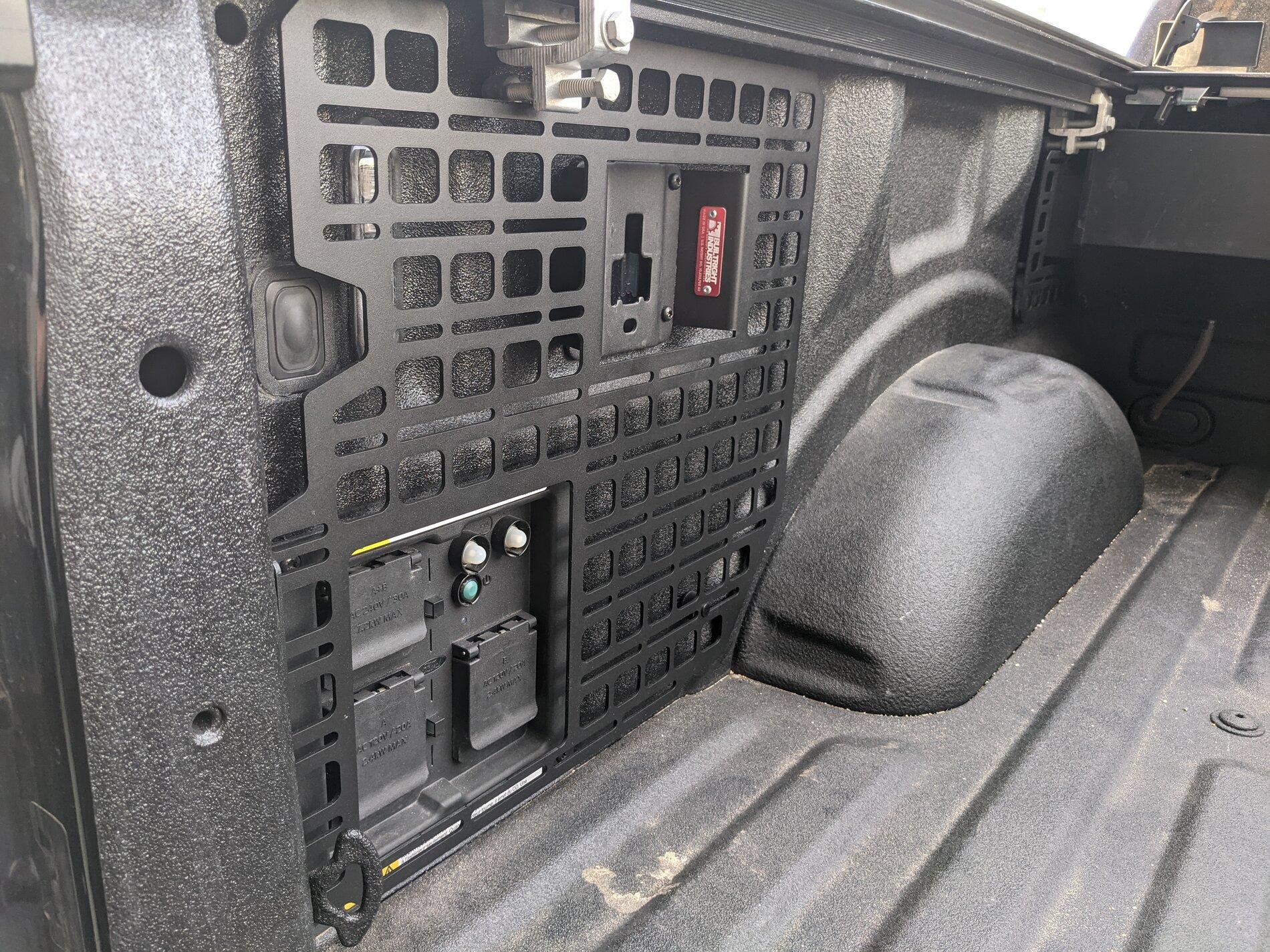 Ford F-150 Lightning Built Right Bedside Rack System PXL_20210929_001240423