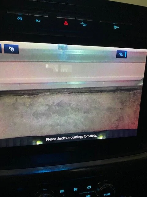 Ford F-150 Lightning view backup/hitch cam while in Park IMG_1535