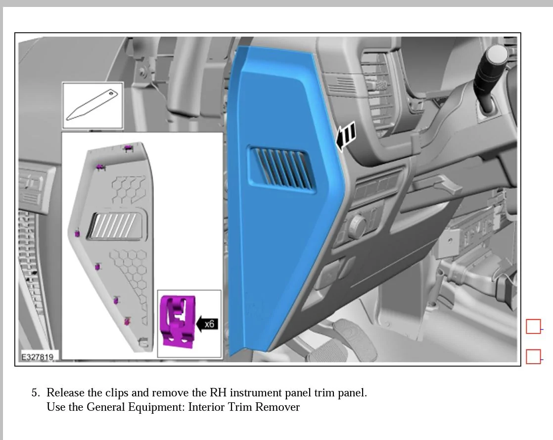 Ford F-150 Lightning Lower dash panel removal 5BDCDB32-5D4D-4900-84CB-DE7D852B2A16