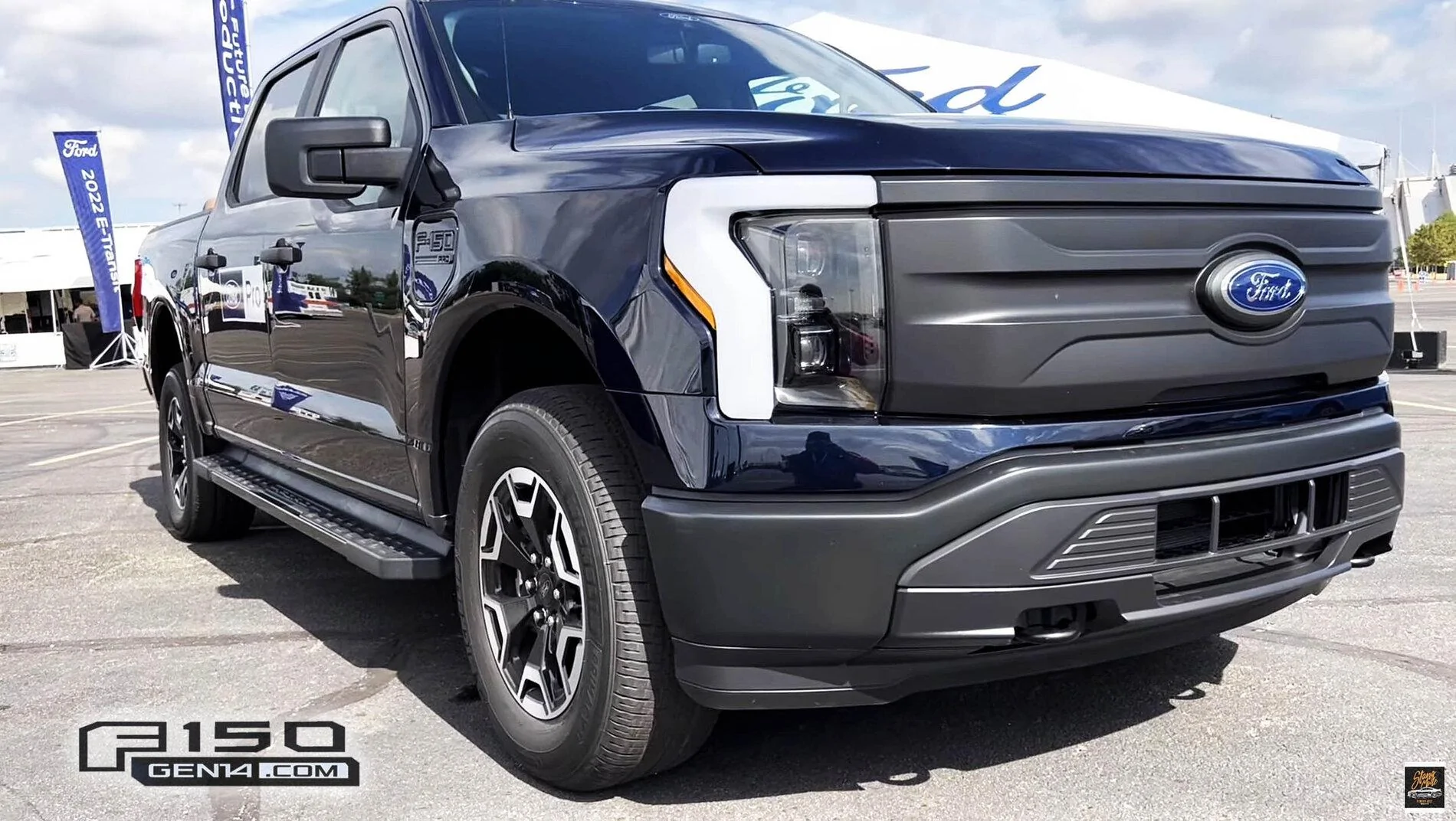 Ford F-150 Lightning ANTIMATTER BLUE F-150 Lightning Photos & Club Antimatter Blue F150 Lightning Pro 4