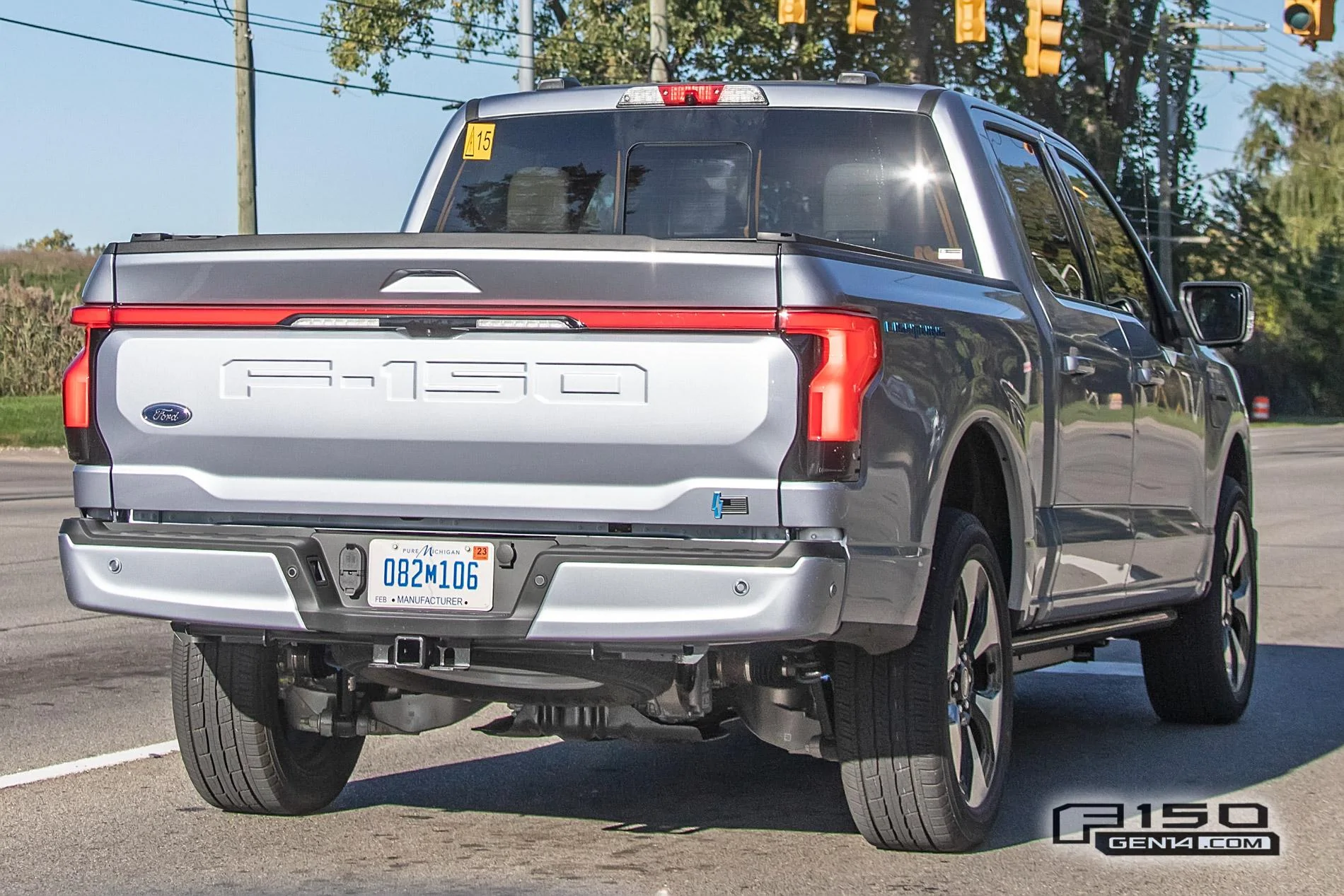 Ford F-150 Lightning ICONIC SILVER F-150 Lightning Photos & Club Iconic Silver F150 Lightning EV Pickup Truck 11