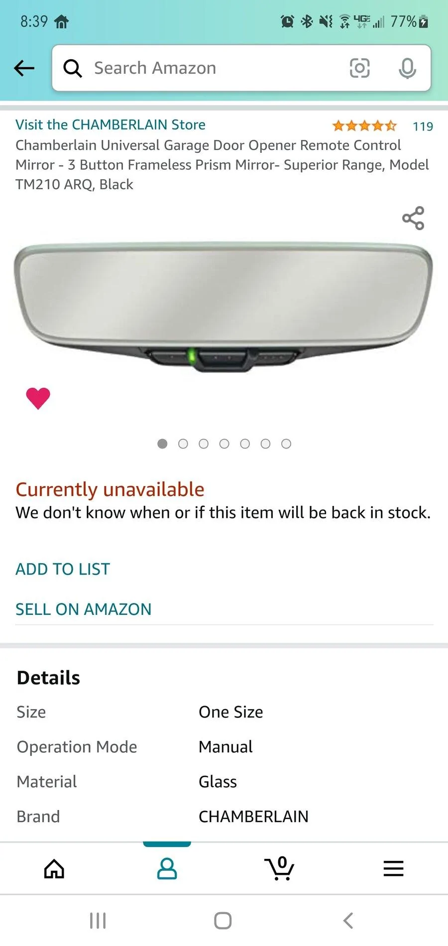 Ford F-150 Lightning Installing Ford's HomeLink in a XLT. Screenshot_20211019-203909_Amazon Shopping