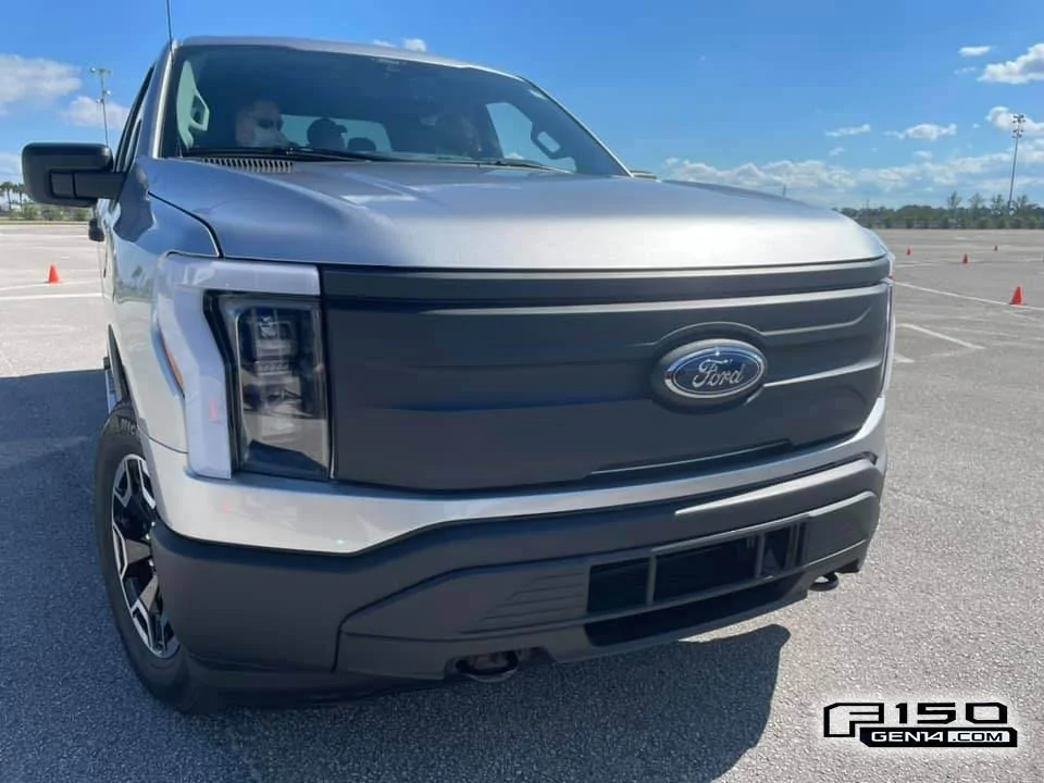 Ford F-150 Lightning ICONIC SILVER F-150 Lightning Photos & Club 2022 F-150 Lightning PRO Iconic Silver Pickup 2