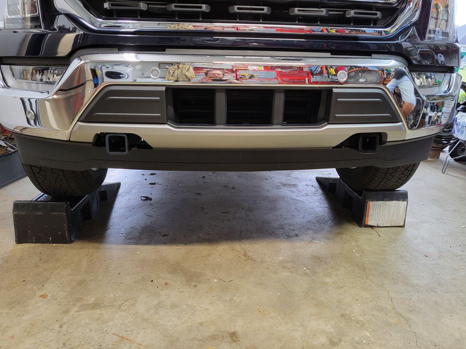 Ford F-150 Lightning Any product to convert front tow hook to hitch receiver? 20211024_171350