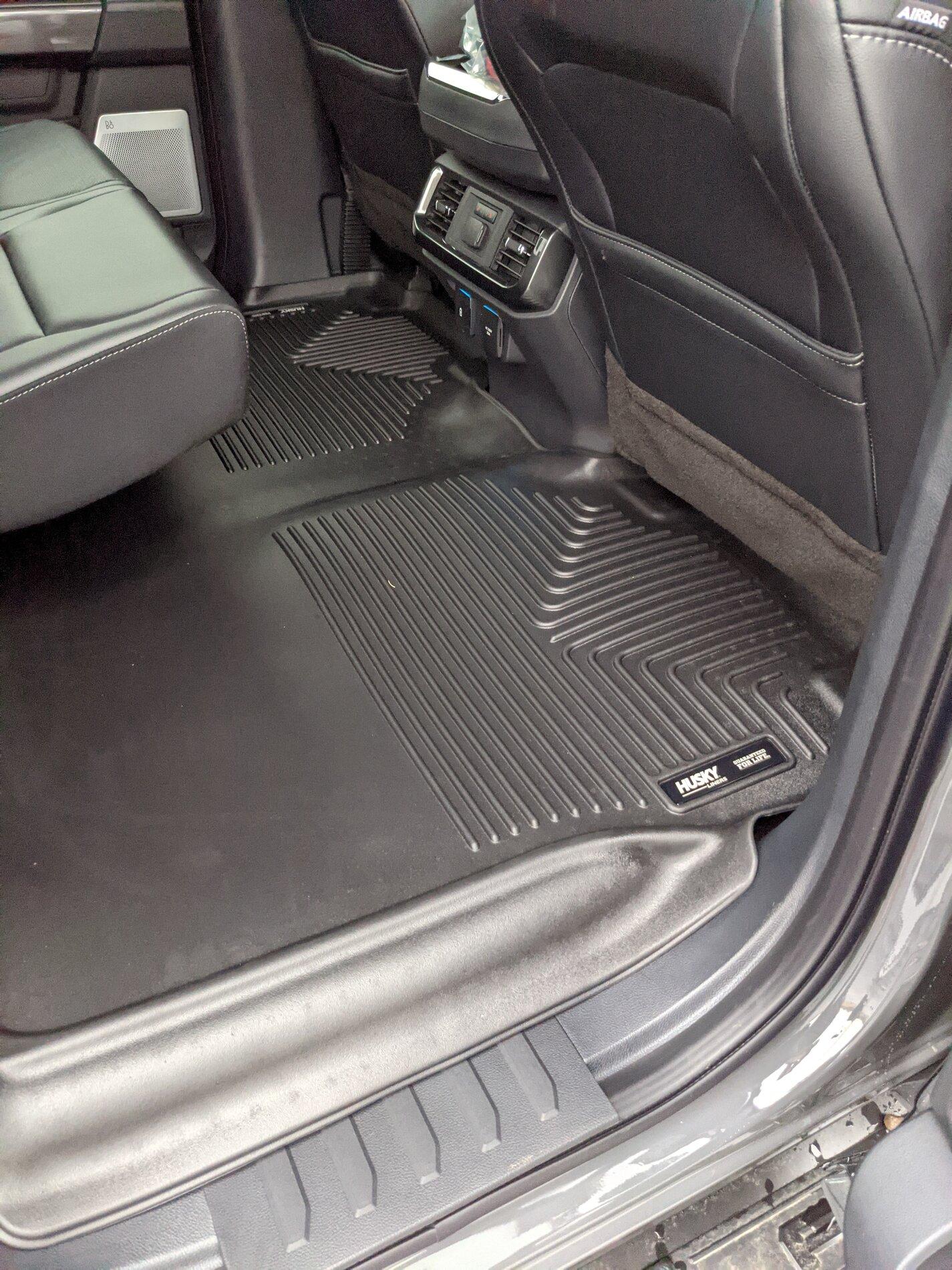 Ford F-150 Lightning Huskyliners X-act Contour Floor Mats PXL_20210818_221318559