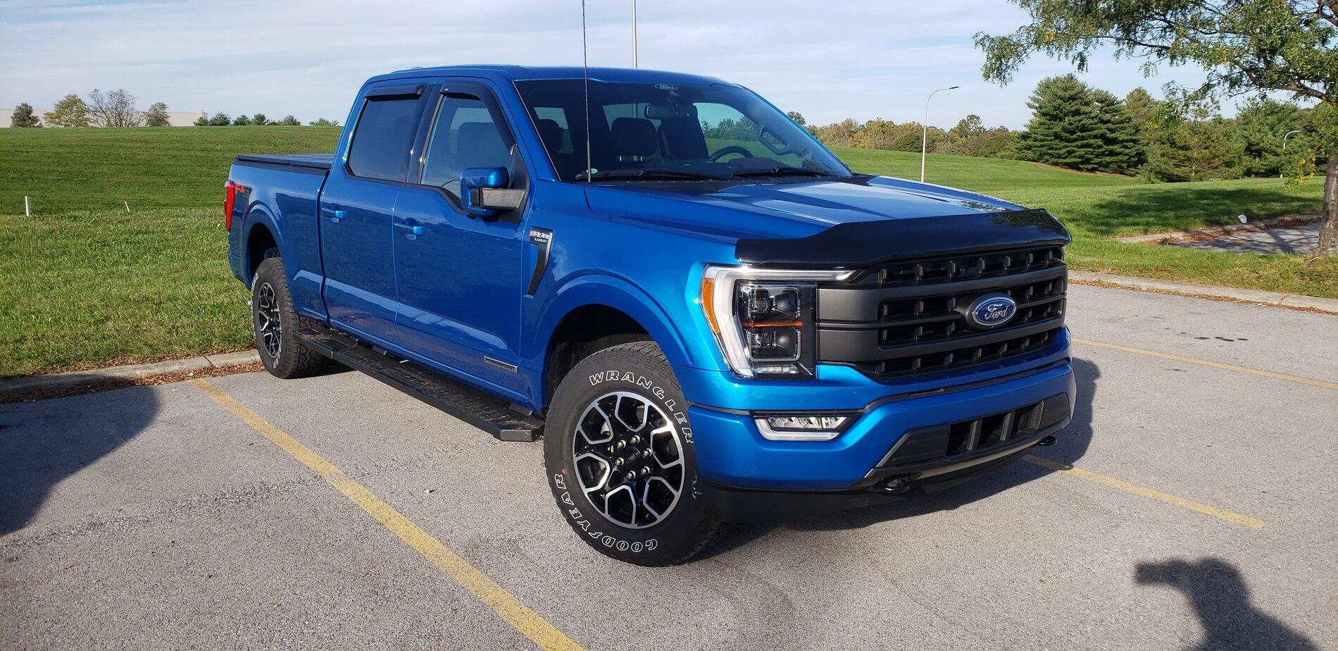 Ford F-150 Lightning Hood "Bug" deflector 20211019_165241