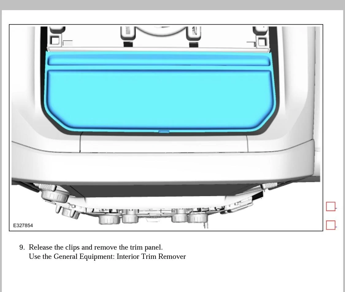 Ford F-150 Lightning Lower dash panel removal 1EDBD995-FD3C-43A9-B416-4F9F66293D55