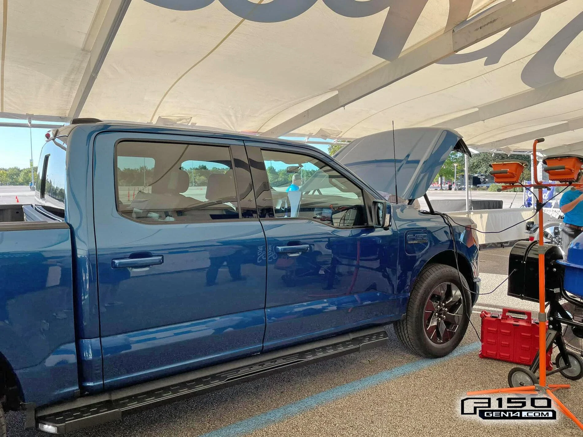 Ford F-150 Lightning ATLAS BLUE F-150 Lightning Photos & Club Atlast Blue F150 Lightning Lariat Pickup Truck 2