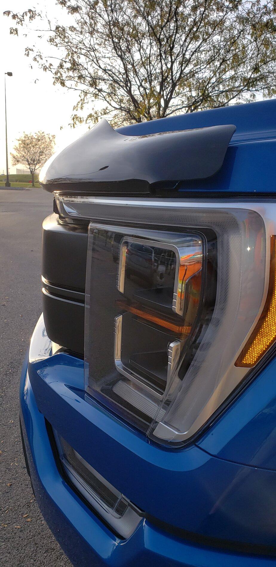 Ford F-150 Lightning Hood "Bug" deflector 20211110_164425