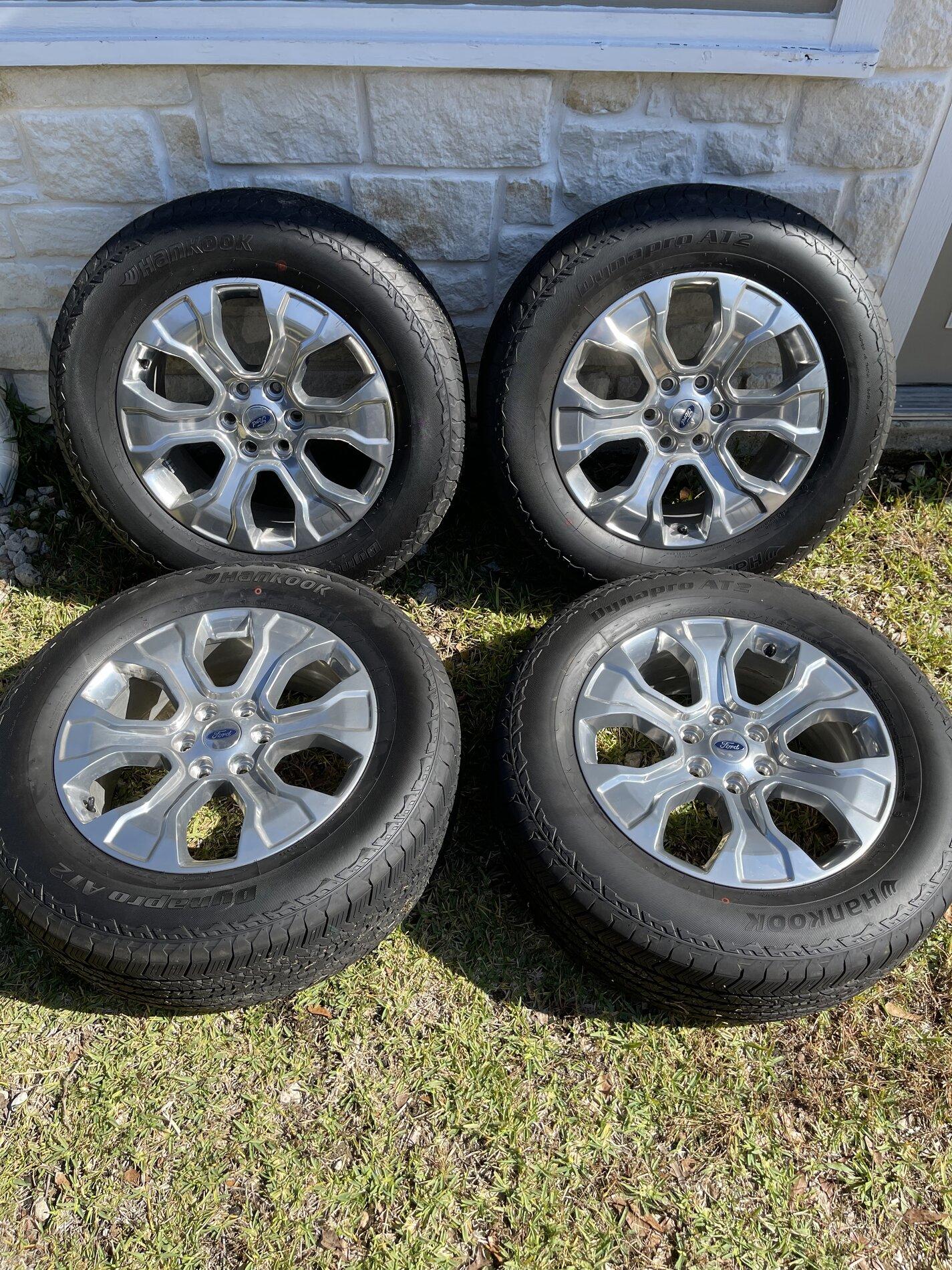 Ford F-150 Lightning Platinum wheels and hankook AT tires 64969A9D-B1E9-473D-982C-1FF88D421C16