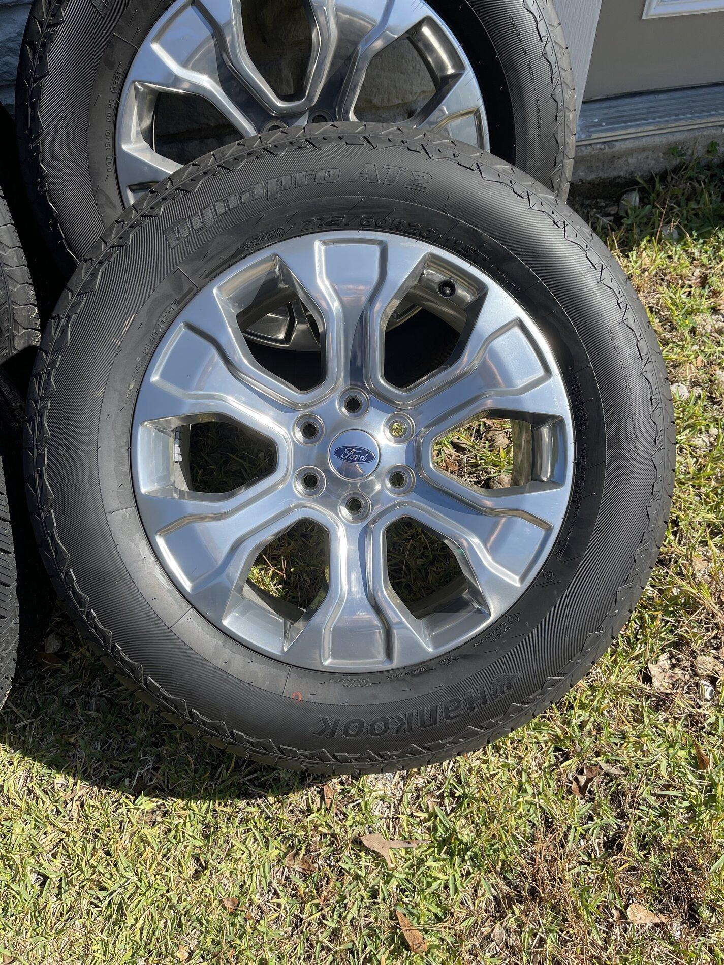 Ford F-150 Lightning Platinum wheels and hankook AT tires 9D77DCB6-68E7-4BA2-960E-5DA5013DE170