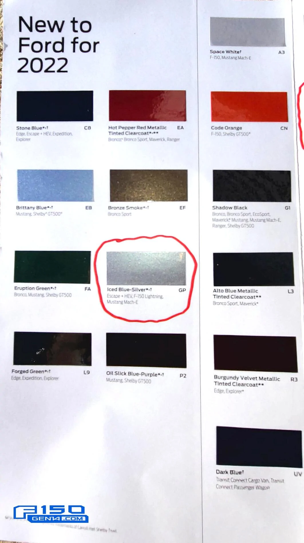 Ford F-150 Lightning 2022 F-150 Lightning Colors Swatch Samples 2022 Ford F-150 Lightning Colors Swatch Samples 3