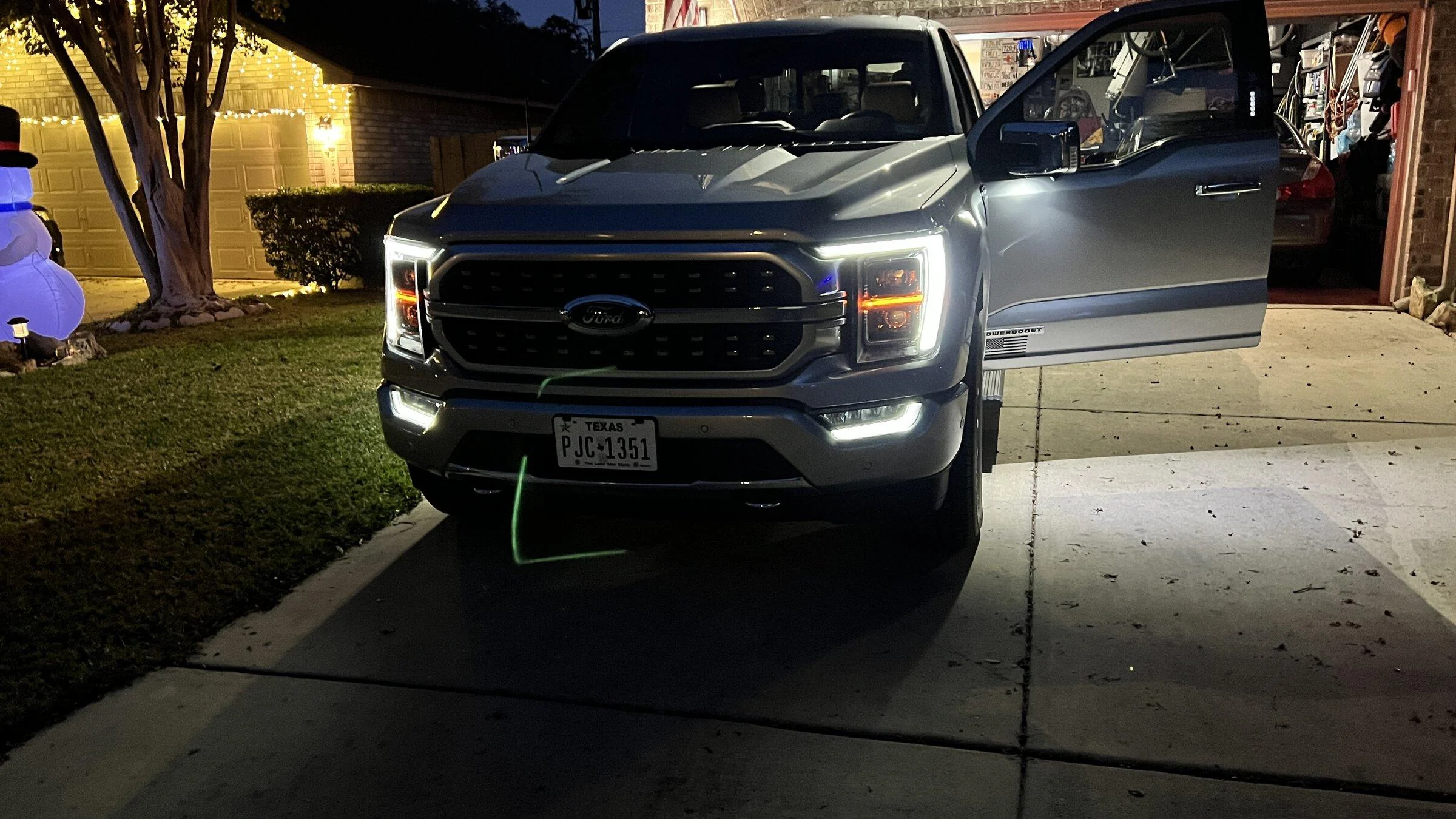 Ford F-150 Lightning DRL LED Bar brightness boosted using Forscan IMG_0671
