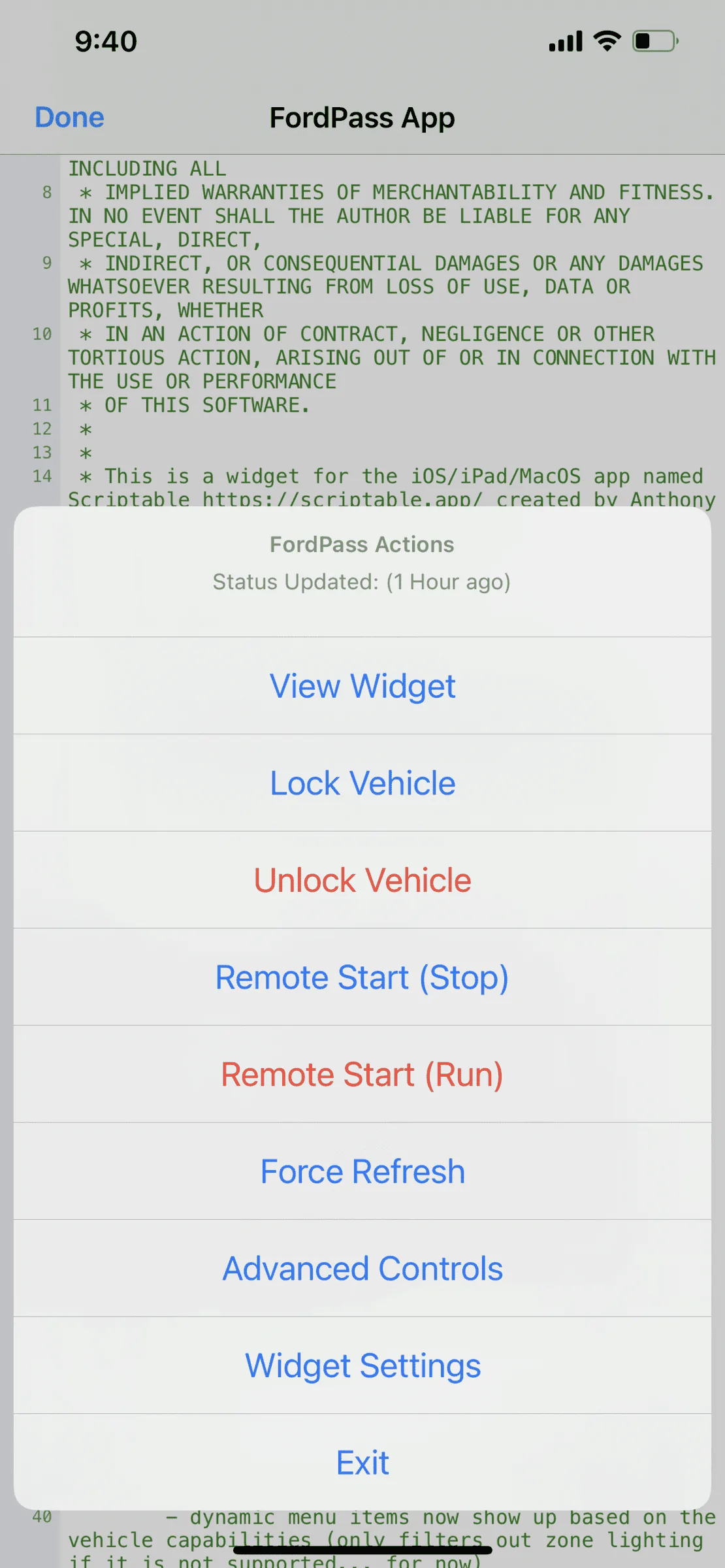 Ford F-150 Lightning FordPass - Scriptable Widget (iOS, iPad, MacOS) 1639881654144