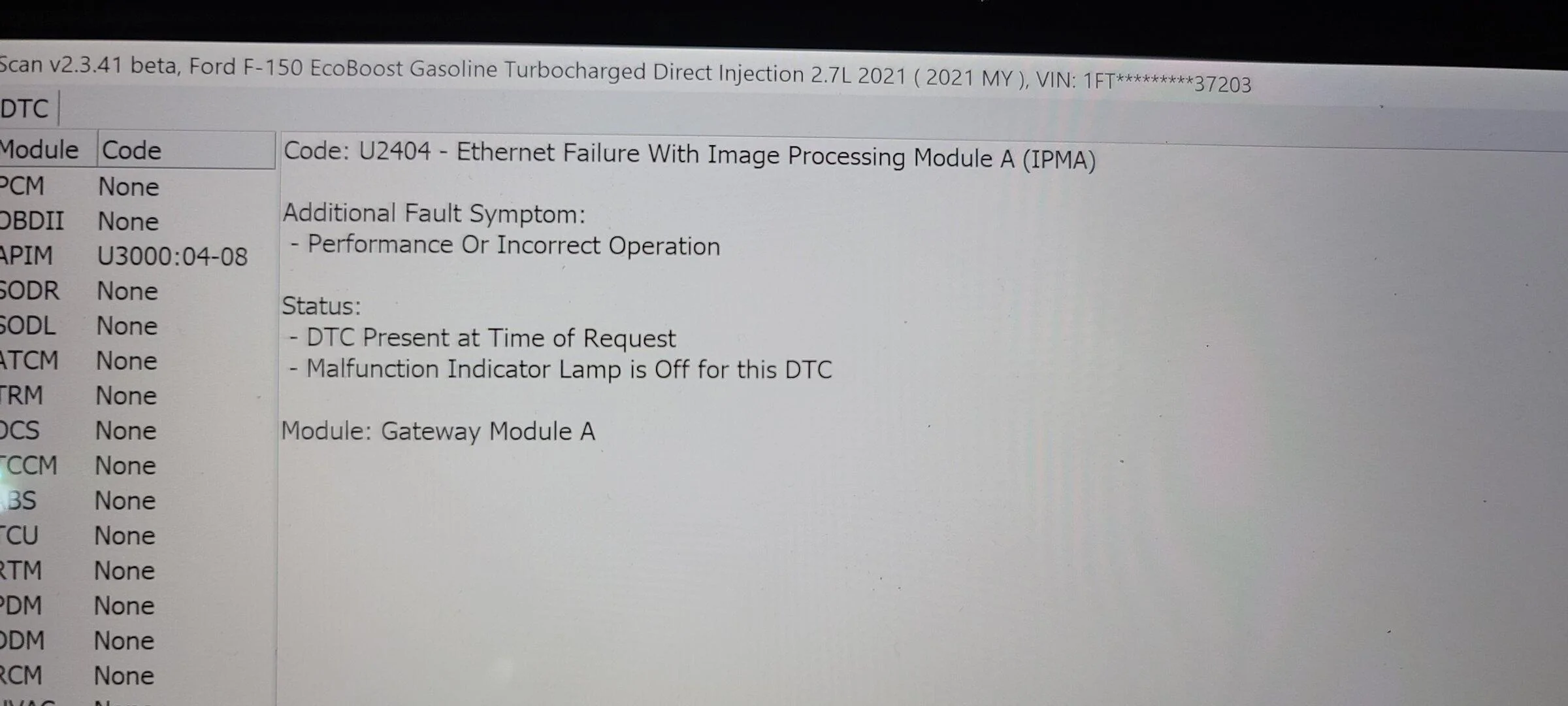 Ford F-150 Lightning 2021+ F-150 FORScan List / Database / Spreadsheet ? 20211219_151253