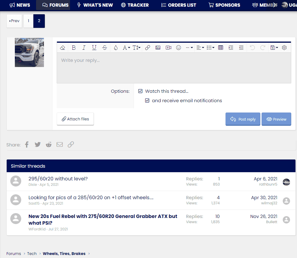 Ford F-150 Lightning Disable "Similar Threads" 1640258500797