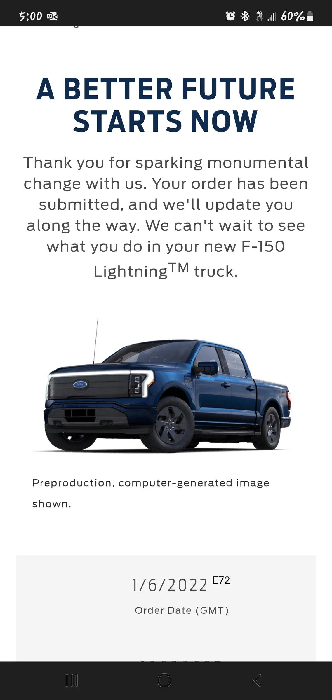 Ford F-150 Lightning Wave 1 Lightning invitation email thread [Update: Emails AFTER 5PM ET] Screenshot_20220106-170058_Chrom