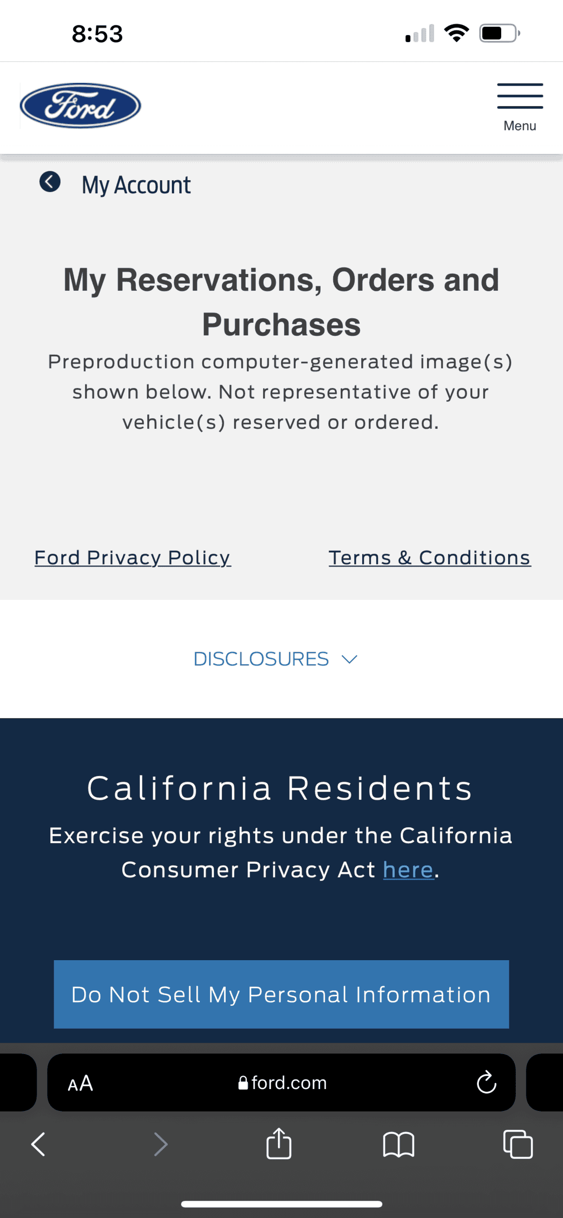 Ford F-150 Lightning No reservation when logging in? E27FAEEF-DD3F-44CA-AA99-BC124C3CC6DF