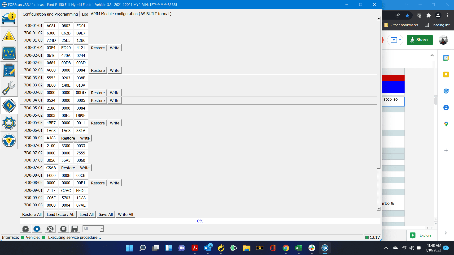 Ford F-150 Lightning 2021+ F-150 FORScan List / Database / Spreadsheet ? Screenshot (231)