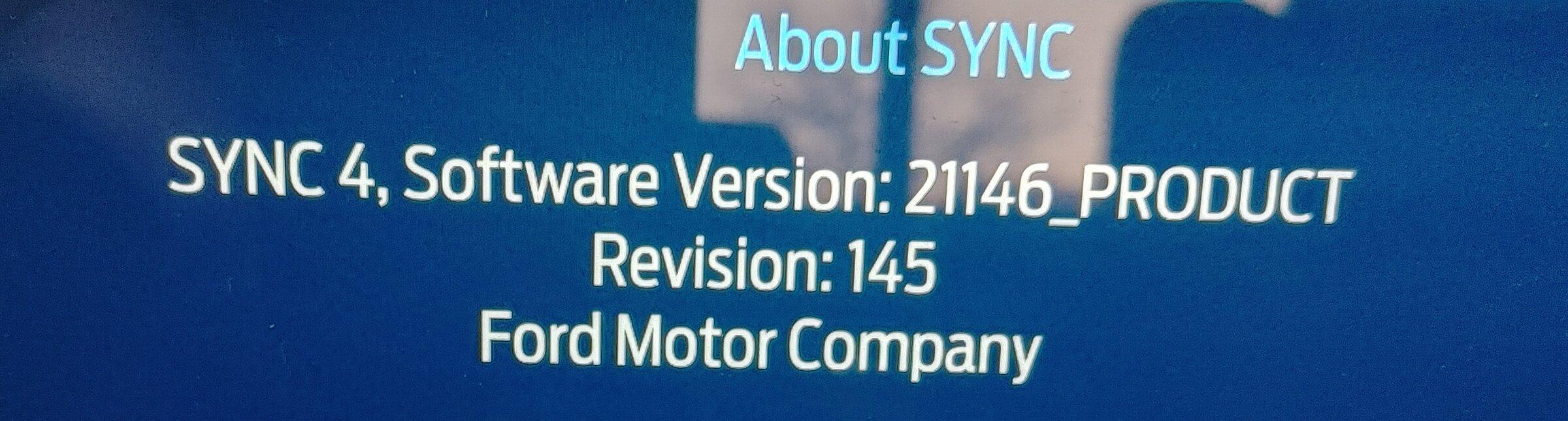 Ford F-150 Lightning How to find latest version of OTA SYNC4 Updates? Ver Number