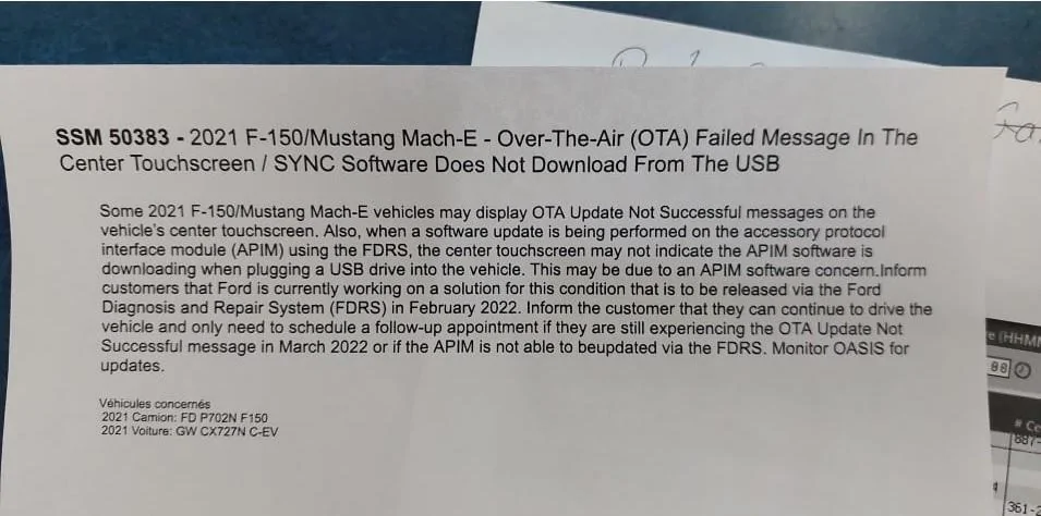 Ford F-150 Lightning Ford Power-Up/OTA Schedule? 1