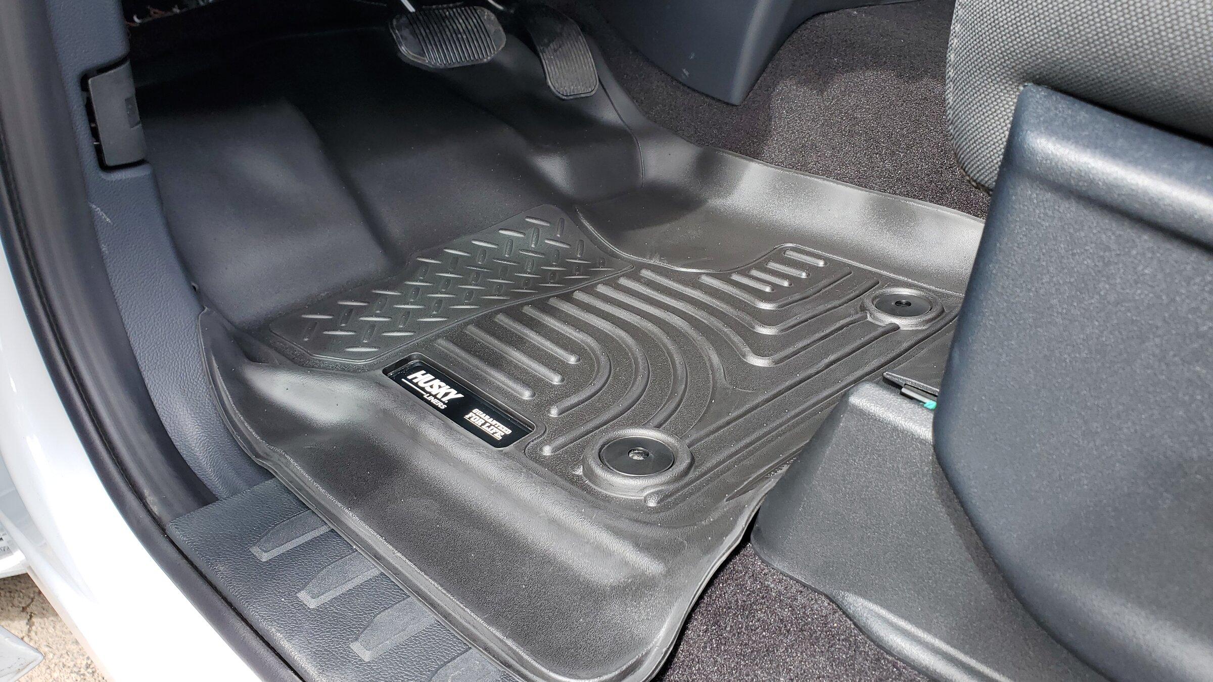 Ford F-150 Lightning 2021 Husky Floor Liners - Do they Fit in a 2022? 20210326_150207