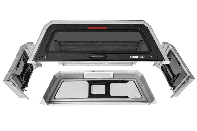 Ford F-150 Lightning 2021-2022 F150 5.5ft Bed RSi EVOc Commercial SmartCap Bed Topper EC0306-WH 1642790325121