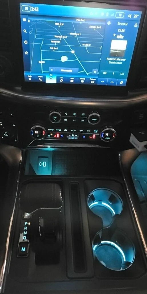Ford F-150 Lightning Cup holder light installation/media bin light/glove box light imagejpeg_1