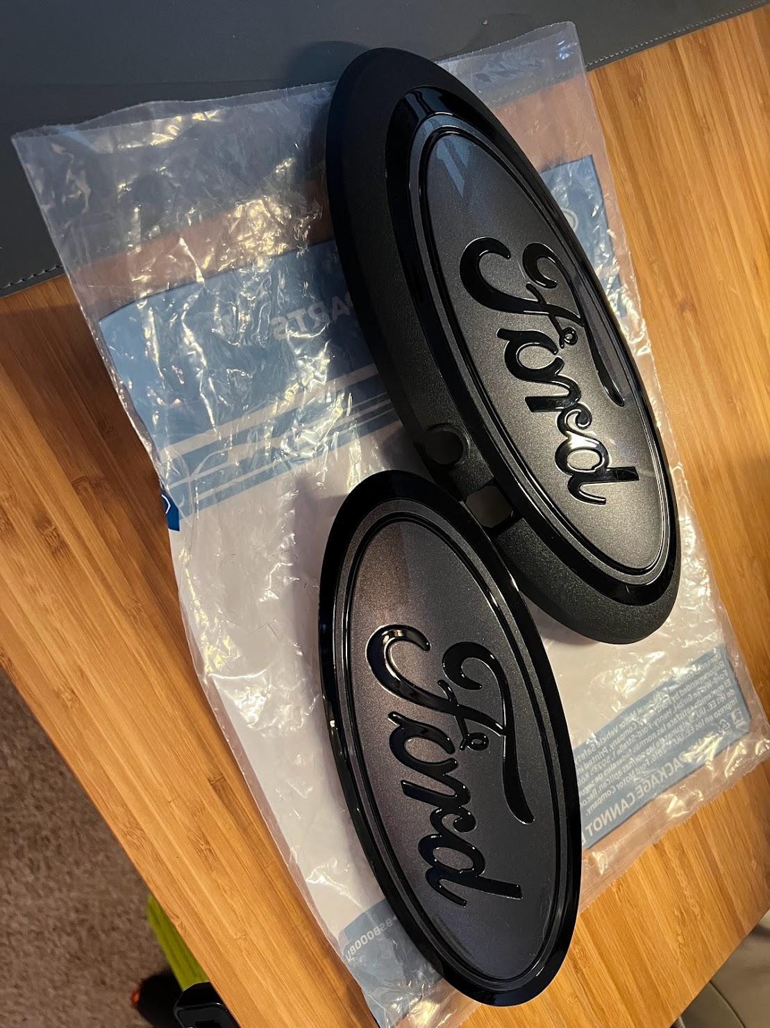 Ford F-150 Lightning Carbonized Gray/Black Ovals for 2021-2022 F150 ovals_1