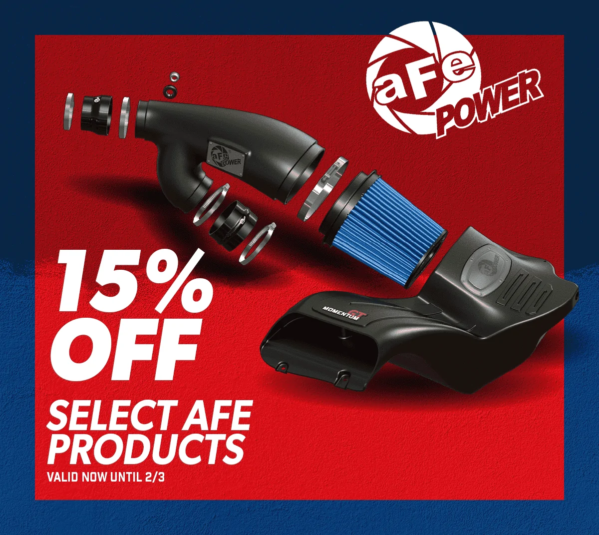 Ford F-150 Lightning AFE Products 15% off through 2/3 AFE_JAN_SQ_02