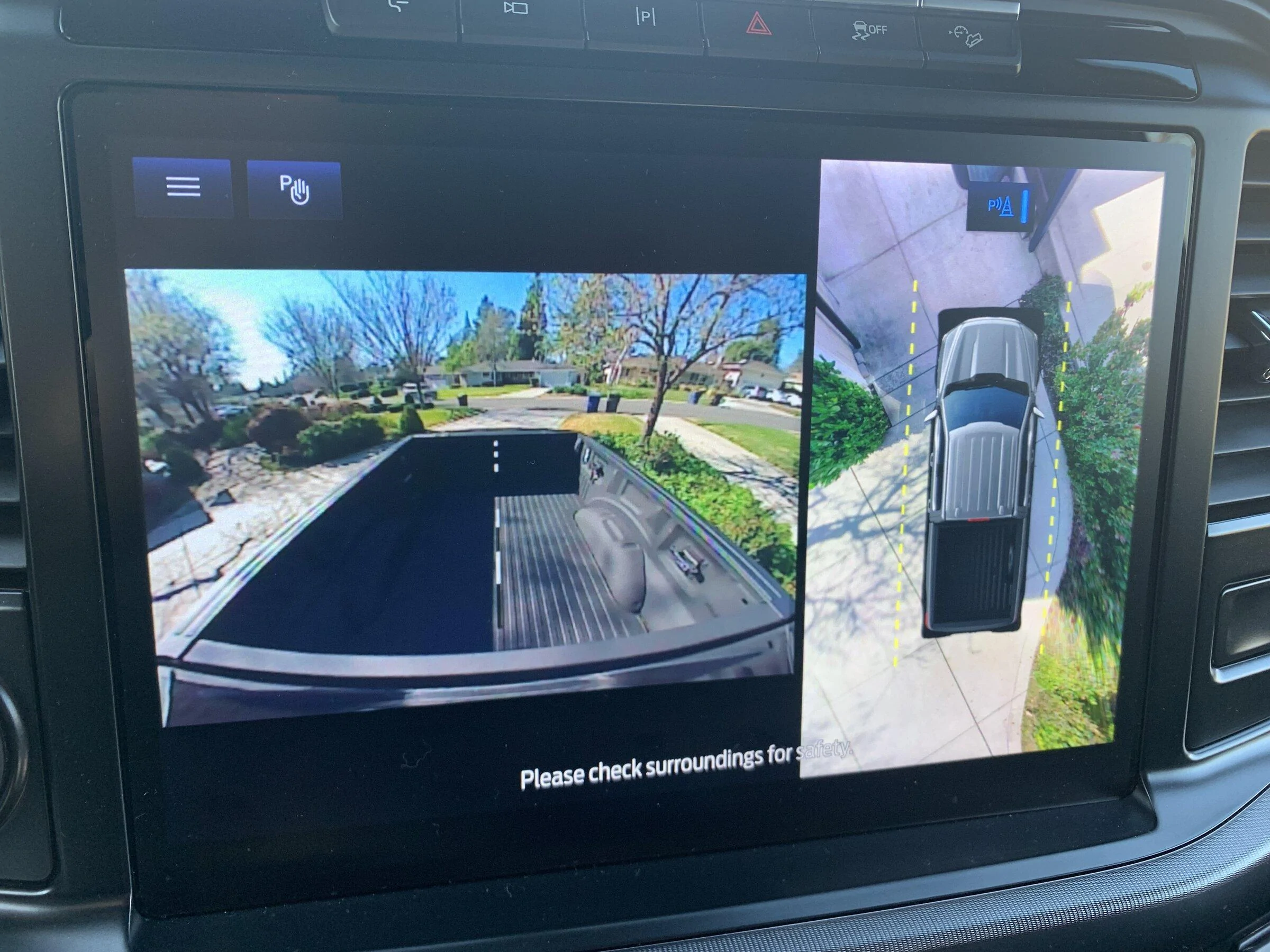 Ford F-150 Lightning 360 Camera Speed Limit Override IMG_3627