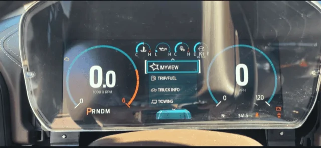 Ford F-150 Lightning 12" Digital CLuster Cluster2