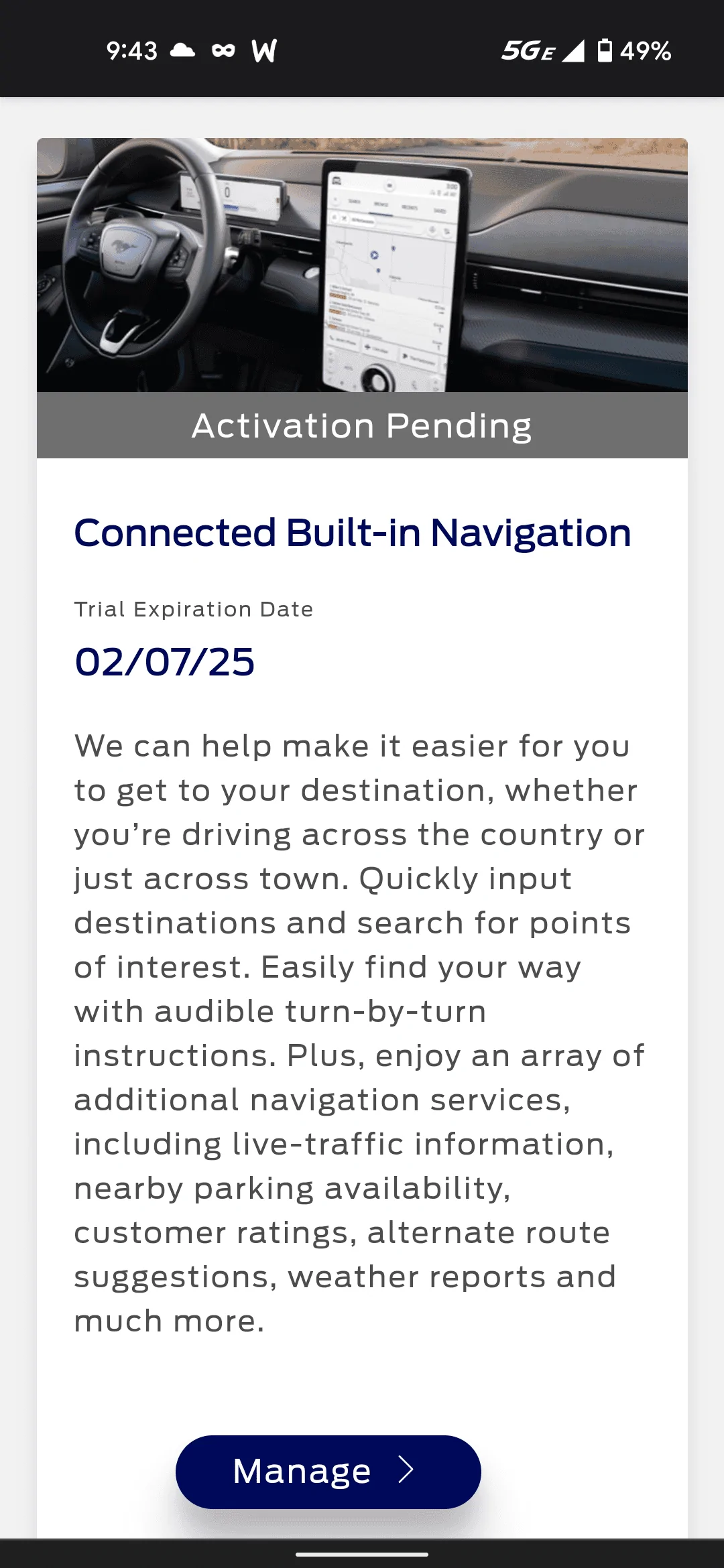 Ford F-150 Lightning FordPass activating.. but connected services pending. Screenshot_20220208-214352