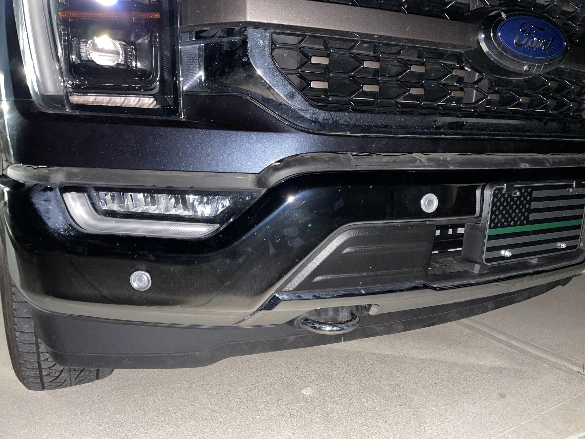 Ford F-150 Lightning proximity sensors on front bumper? 22BB7E57-372F-41BA-9CE6-EE068C04EF94
