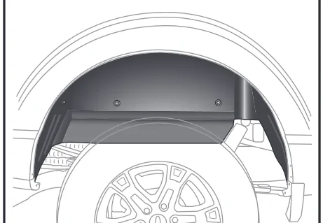 Ford F-150 Lightning 2021 F150 Husky Liners Rear Wheel Well Liners 79161 1644940453427