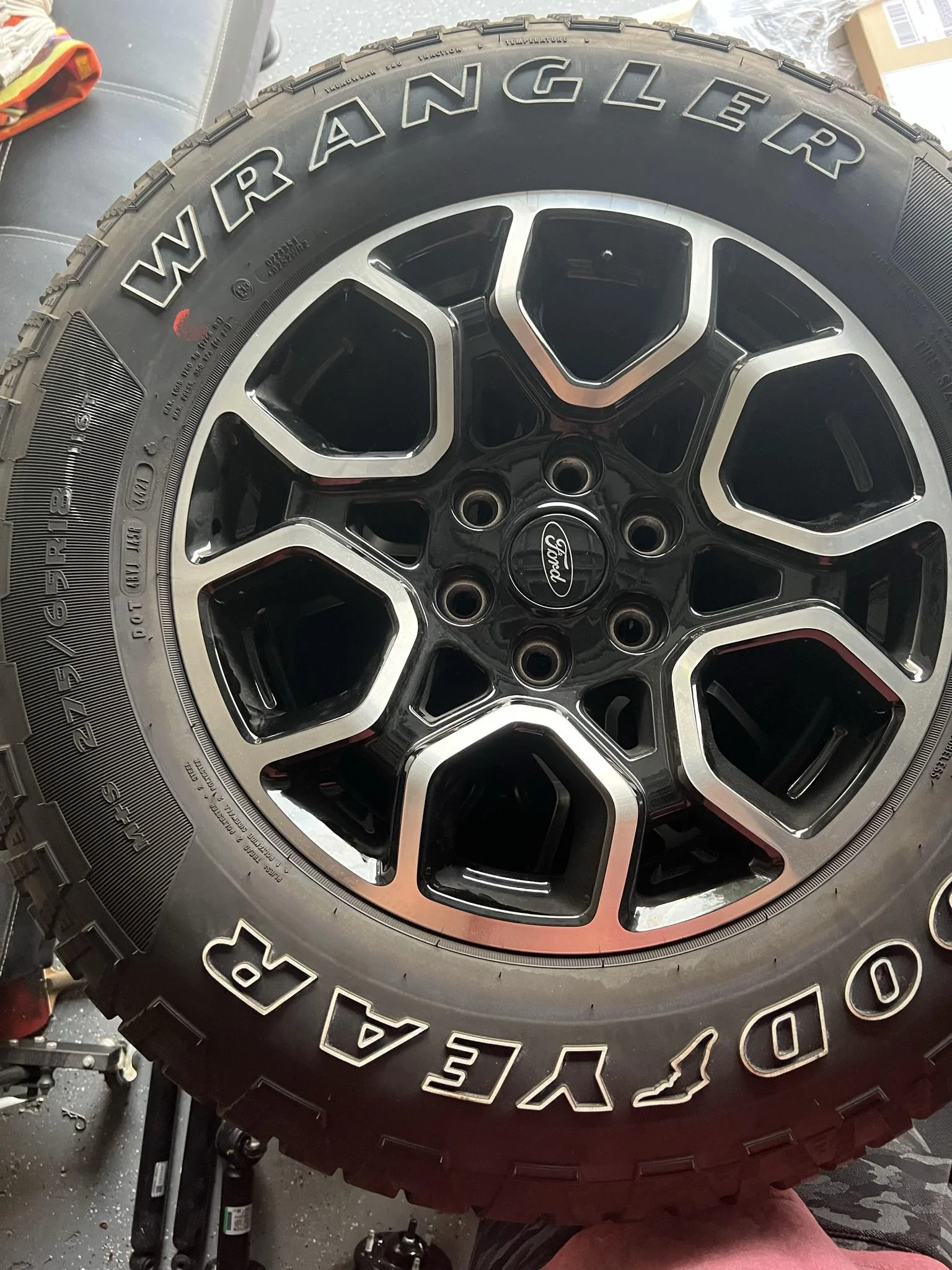 Ford F-150 Lightning 2021 18” F150 Sport Rims and Tires 7FB853E9-9821-4771-B67F-65F8322A6494