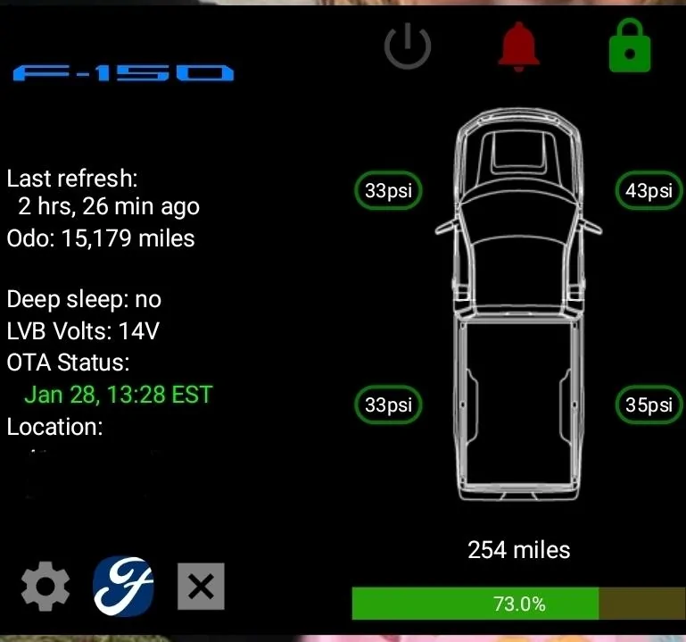 Ford F-150 Lightning Android widget Screenshot_20220222-231214_One UI Hom