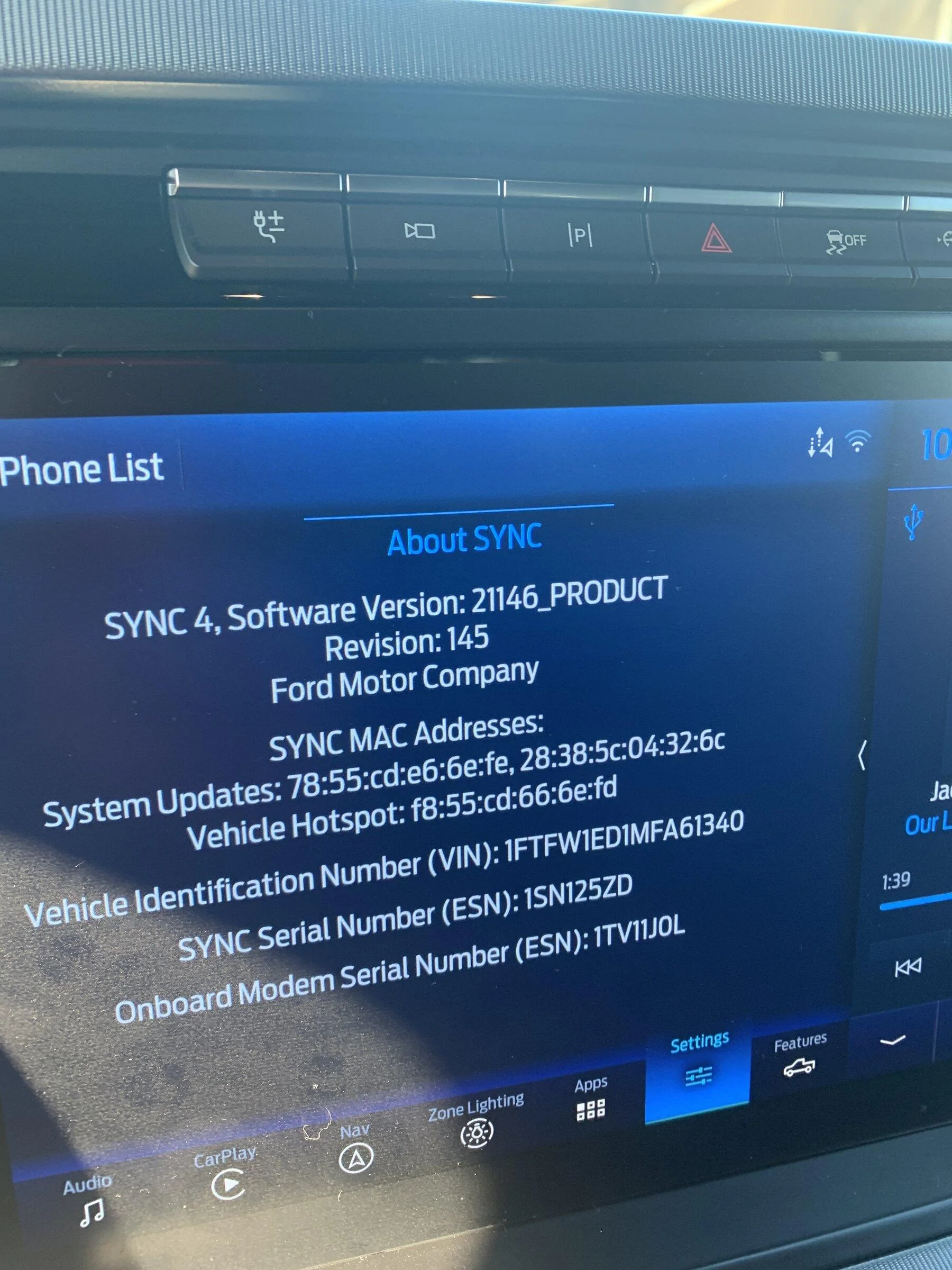 Ford F-150 Lightning cameras in motion on job1 truck IMG_3557