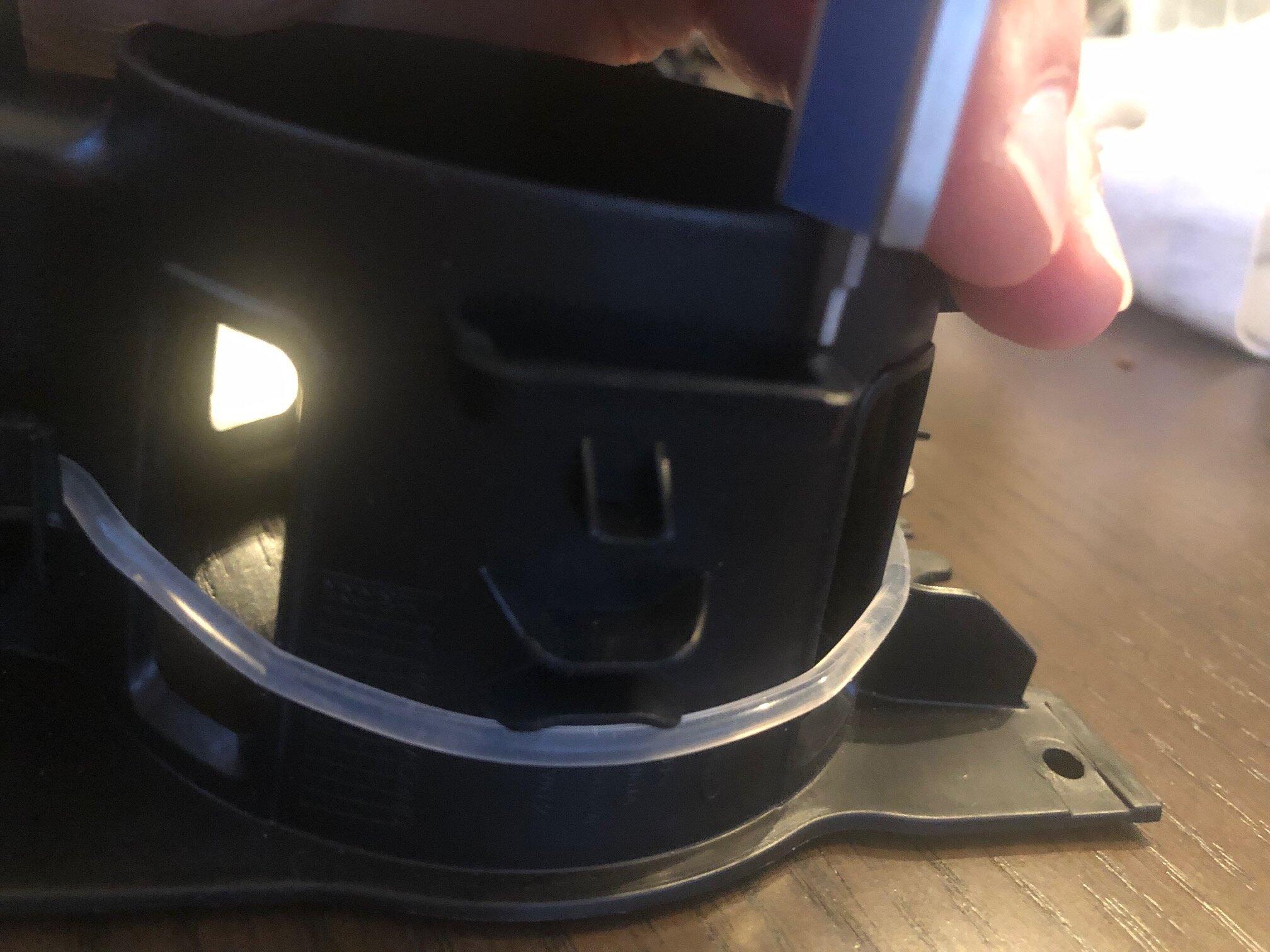 Ford F-150 Lightning Cup holder light installation/media bin light/glove box light IMG_2308