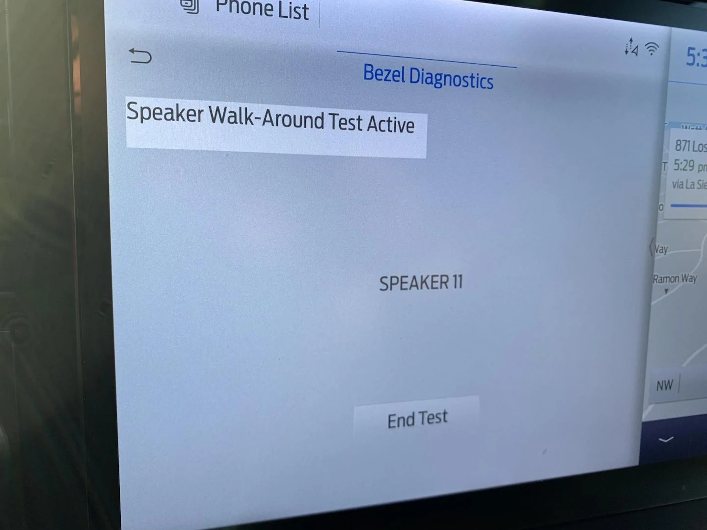 Ford F-150 Lightning Sync Bezel Diagnostics IMG_3842