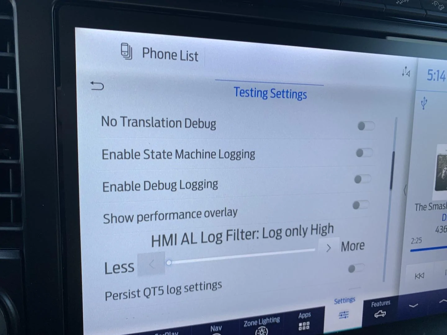 Ford F-150 Lightning Sync Bezel Diagnostics IMG_3837
