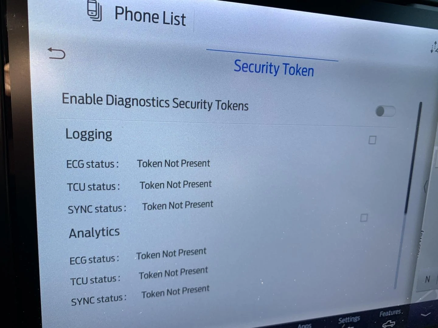 Ford F-150 Lightning Sync Bezel Diagnostics IMG_3838