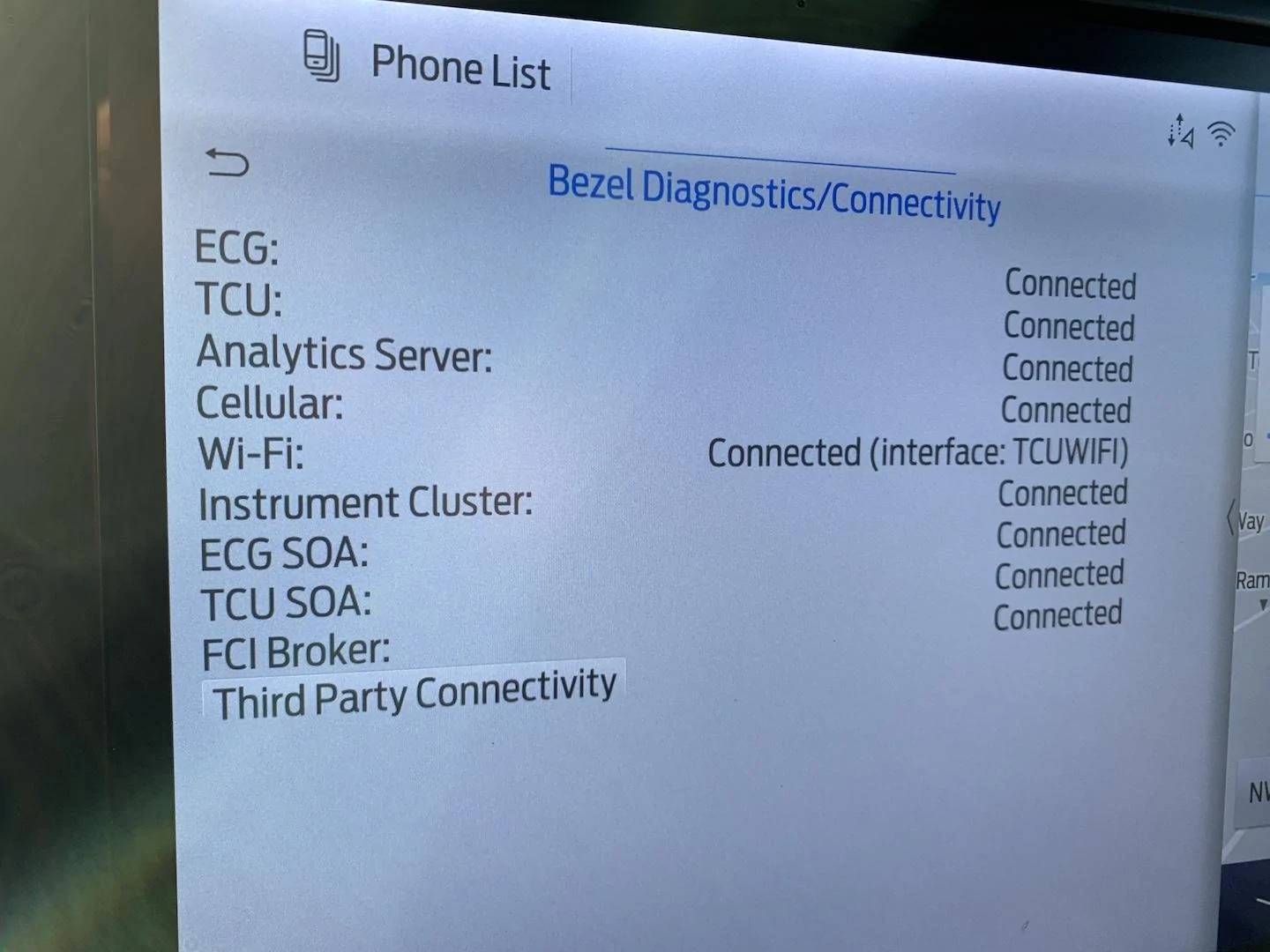 Ford F-150 Lightning Sync Bezel Diagnostics IMG_3843