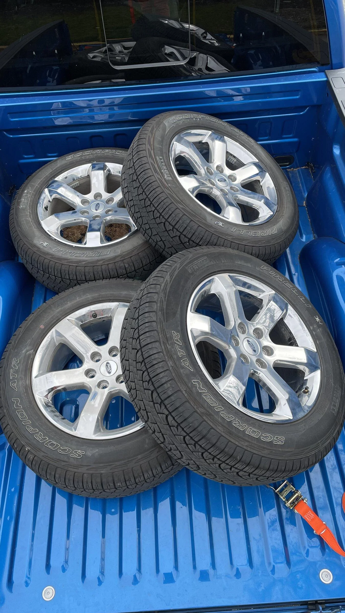 Ford F-150 Lightning FS: 4 x 20" PVD Wheels and Pirelli 275/60r20 tires Seattle IMG_7825