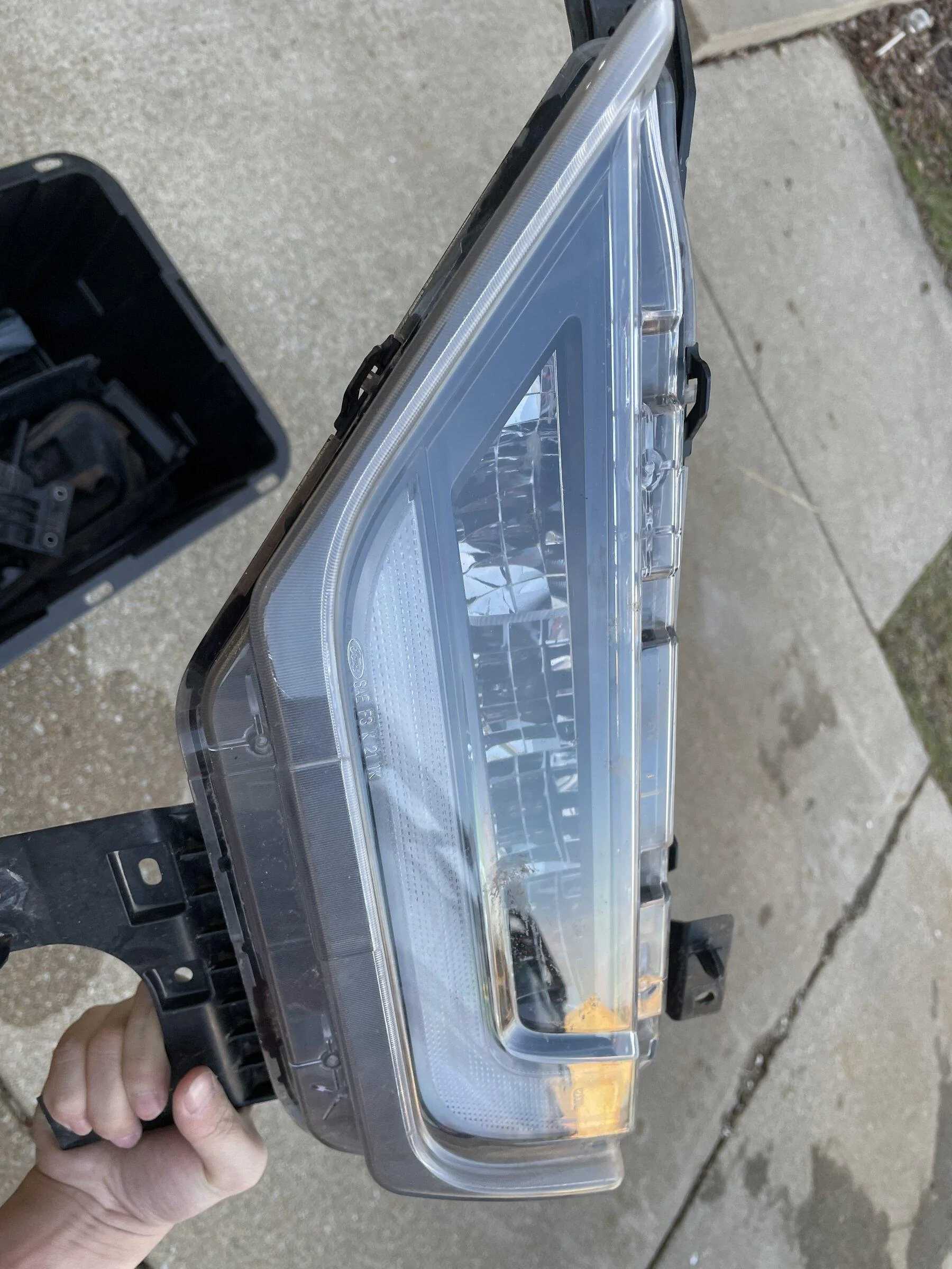 Ford F-150 Lightning Real Life Warn Ascent Winch Bumper on 2021 F-150 IMG_4841
