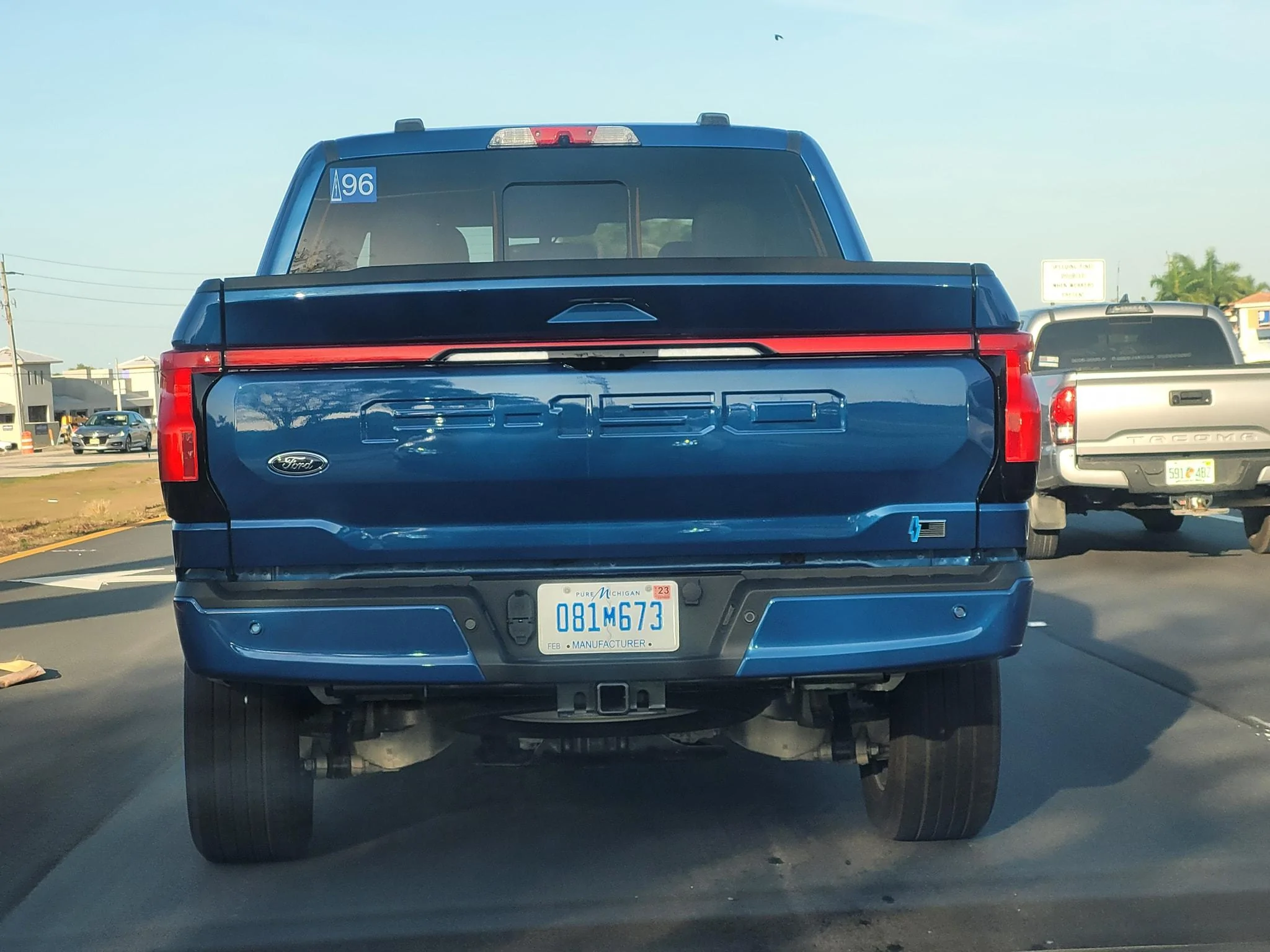 Ford F-150 Lightning ATLAS BLUE F-150 Lightning Photos & Club Atlas Blue F150 Lightning EV 1