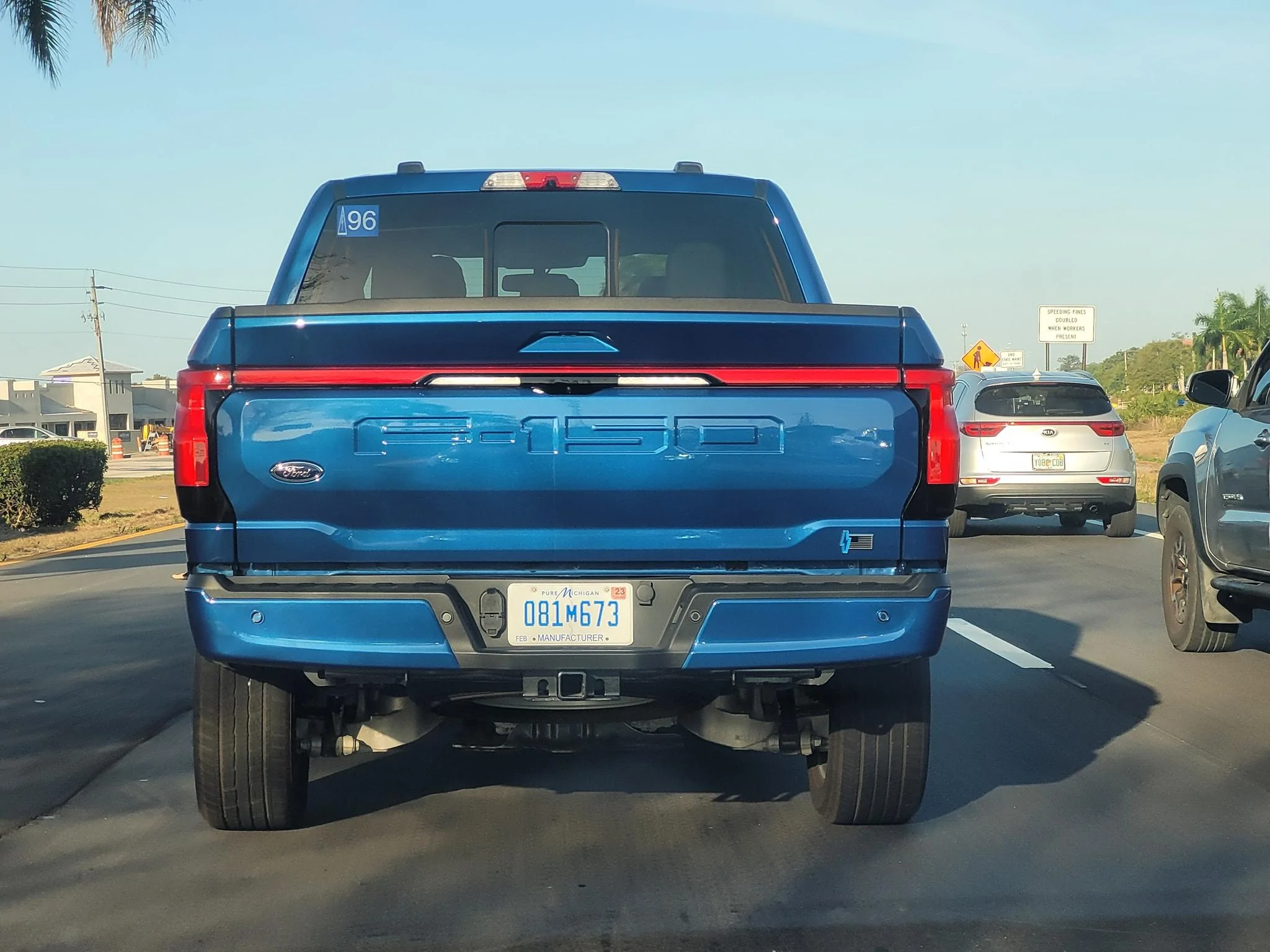 Ford F-150 Lightning ATLAS BLUE F-150 Lightning Photos & Club Atlas Blue F150 Lightning EV 3