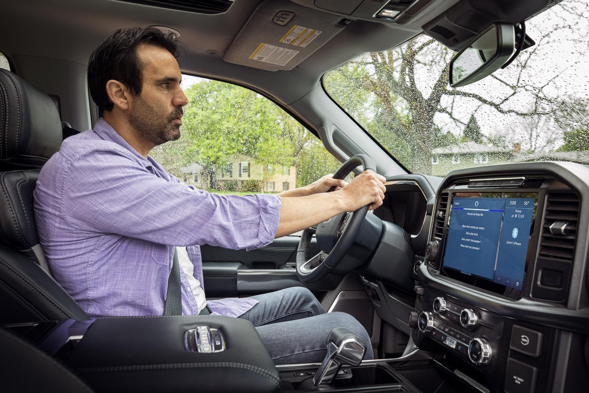 Ford F-150 Lightning Ford Continues Alexa In-Car Rollout For F-150, Now Offering Personalized Voice Commands F150_Amazon_Alexa_Built-in_02