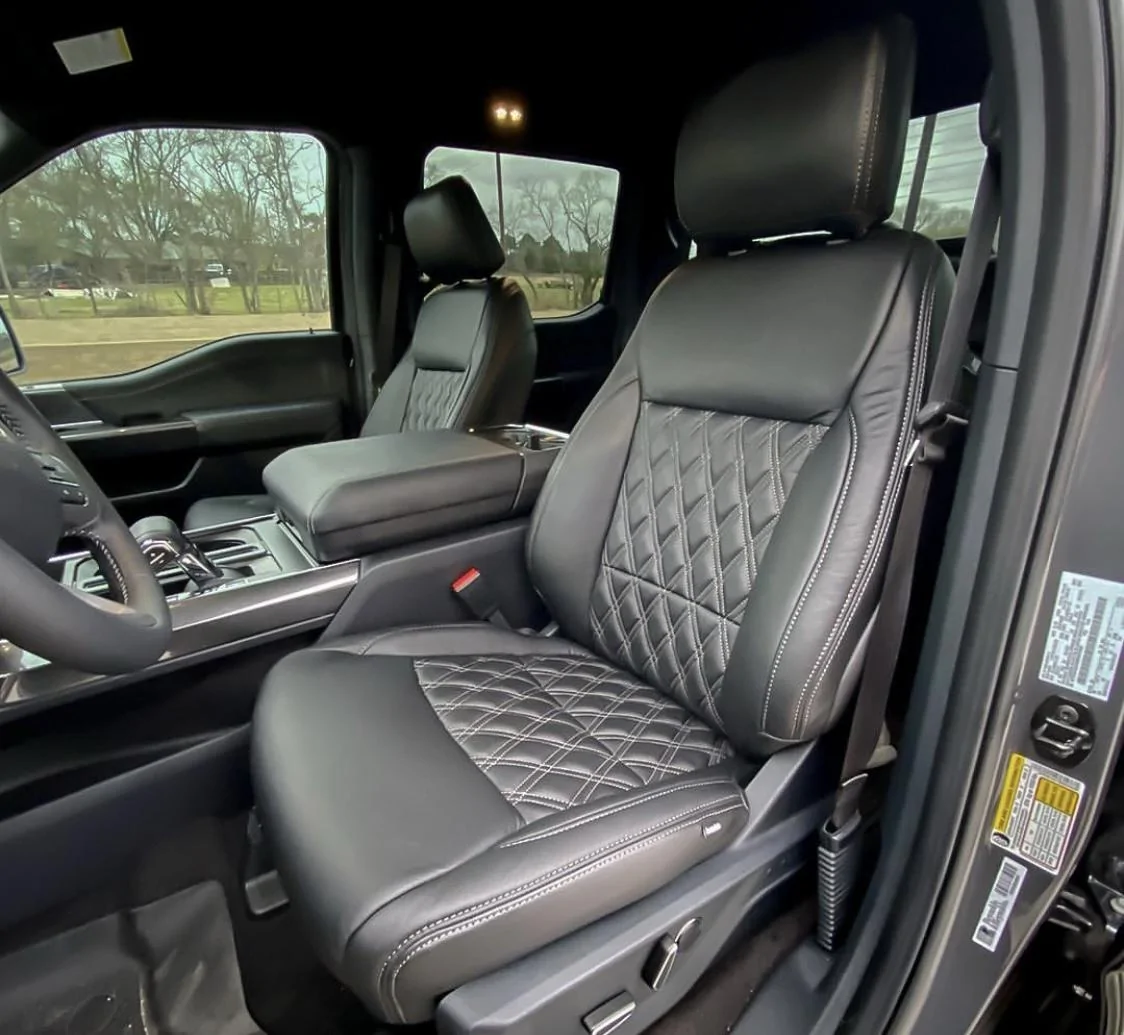 Ford F-150 Lightning For sale: Katzkin double stitch diamond leather 84AAC3CC-F56D-479C-A75C-DFDF28F0FE17